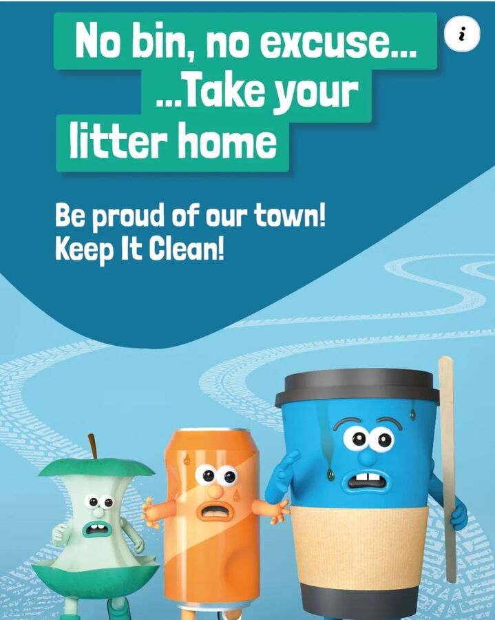 Take you litter home!